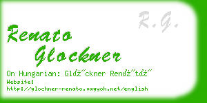 renato glockner business card